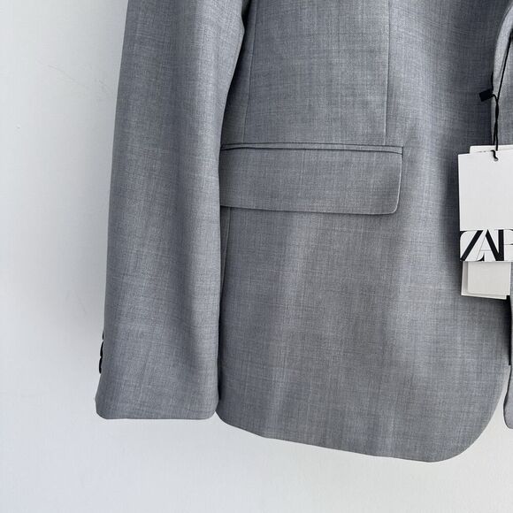 Zara Blazer Mens US 44 Sport Coat Regular Fit Suit Jacket Business Casual Formal - Picture 3 of 15